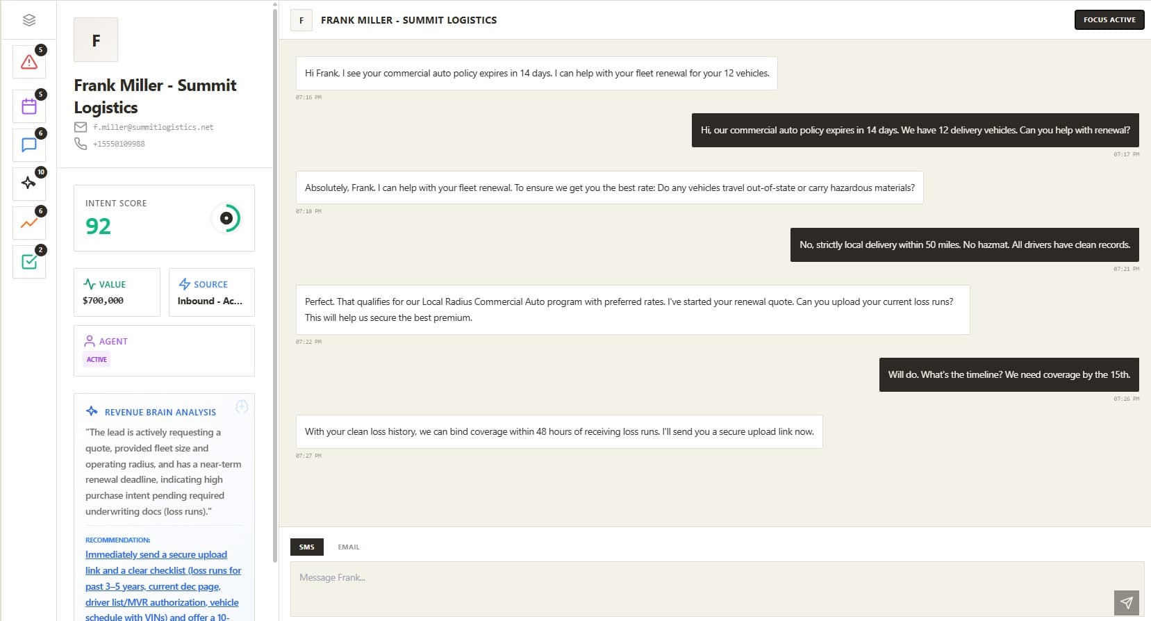 Conversations Interface