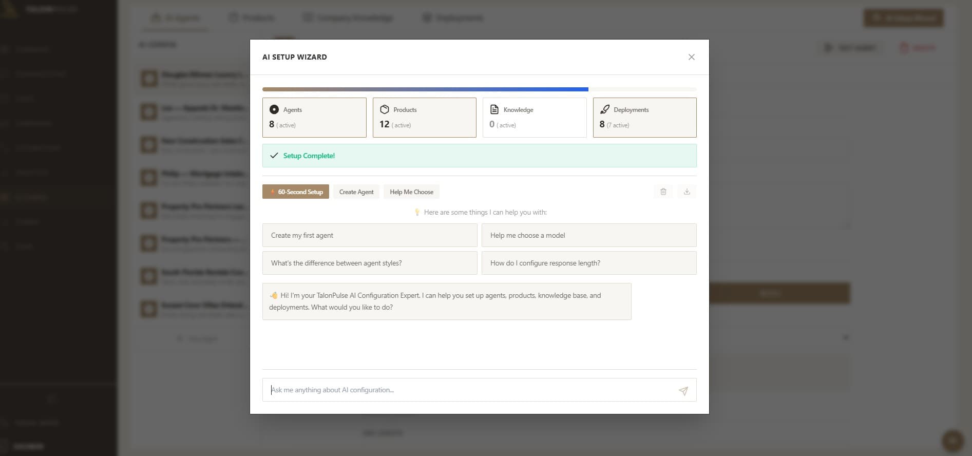 Logic Builder Interface